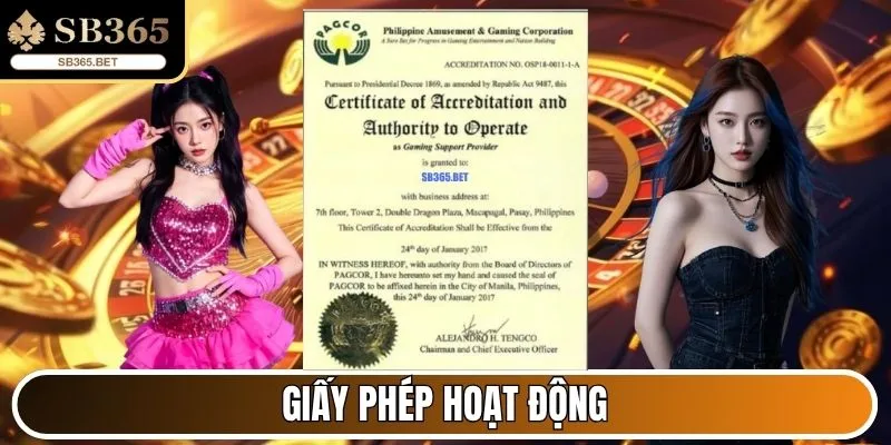 Giấy phép hoạt động